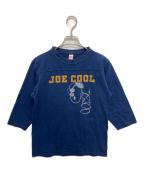 WAREHOUSE×PEANUTSウエアハウス×ピーナッツ）の古着「スヌーピーフットボールTシャツ」｜ネイビー