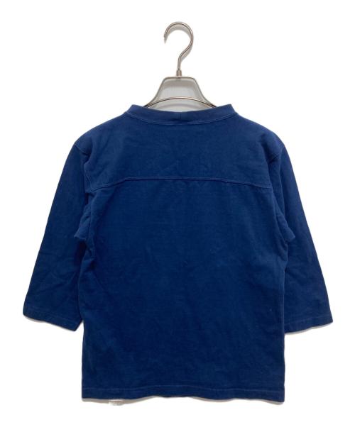 WAREHOUSE（ウエアハウス）WAREHOUSE (ウエアハウス) PEANUTS (ピーナッツ) スヌーピーフットボールTシャツ ネイビー サイズ:Sの古着・服飾アイテム