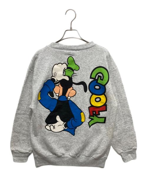 DISNEY（ディズニー）Disney (ディズニー) 80’s両面プリントスウェット グレー サイズ:Sの古着・服飾アイテム