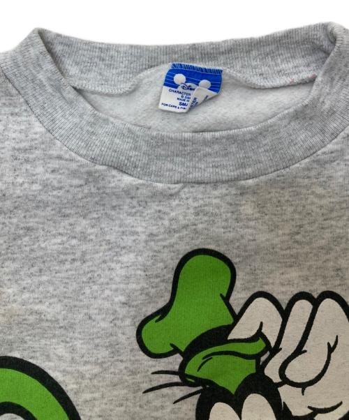 DISNEY（ディズニー）Disney (ディズニー) 80’s両面プリントスウェット グレー サイズ:Sの古着・服飾アイテム