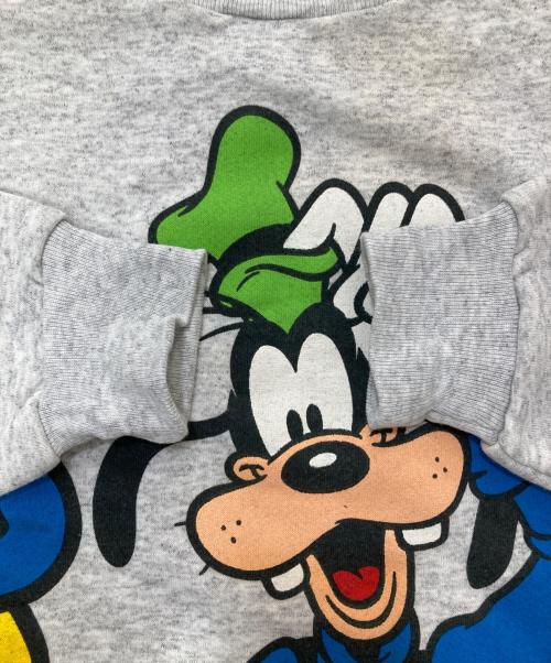 DISNEY（ディズニー）Disney (ディズニー) 80’s両面プリントスウェット グレー サイズ:Sの古着・服飾アイテム