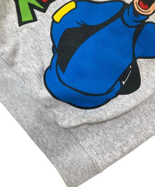 DISNEY（ディズニー）Disney (ディズニー) 80’s両面プリントスウェット グレー サイズ:Sの古着・服飾アイテム