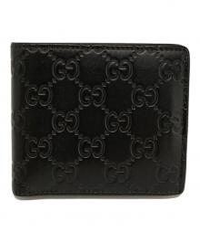 GUCCI（グッチ）の古着「2つ折り財布」｜ブラック