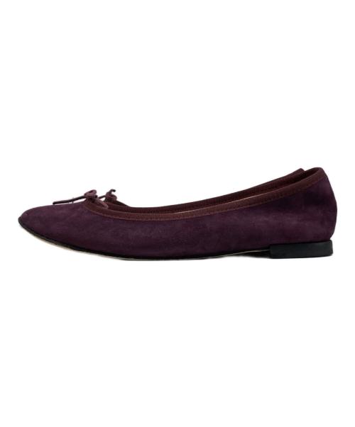 repetto（レペット）Repetto (レペット) スウェードバレエシューズ パープル サイズ:SIZE36の古着・服飾アイテム