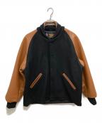 skookumスクーカム）の古着「AWARD JACKET」｜ブラック×ブラウン