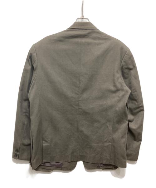 Yohji Yamamoto pour homme（ヨウジヤマモト プールオム）Yohji Yamamoto pour homme (ヨウジヤマモト プールオム) 91SS テーラードジャケット チャコールグレー×ブラウン サイズ:Mの古着・服飾アイテム