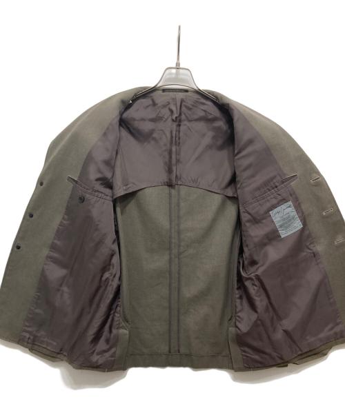 Yohji Yamamoto pour homme（ヨウジヤマモト プールオム）Yohji Yamamoto pour homme (ヨウジヤマモト プールオム) 91SS テーラードジャケット チャコールグレー×ブラウン サイズ:Mの古着・服飾アイテム