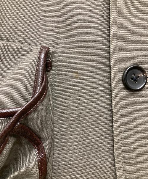 Yohji Yamamoto pour homme（ヨウジヤマモト プールオム）Yohji Yamamoto pour homme (ヨウジヤマモト プールオム) 91SS テーラードジャケット チャコールグレー×ブラウン サイズ:Mの古着・服飾アイテム