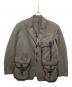 Yohji Yamamoto pour homme（ヨウジヤマモト プールオム）の古着「91SS テーラードジャケット」｜チャコールグレー×ブラウン