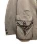 中古・古着 Yohji Yamamoto pour homme (ヨウジヤマモト プールオム) 91SS テーラードジャケット チャコールグレー×ブラウン サイズ:M：70000円