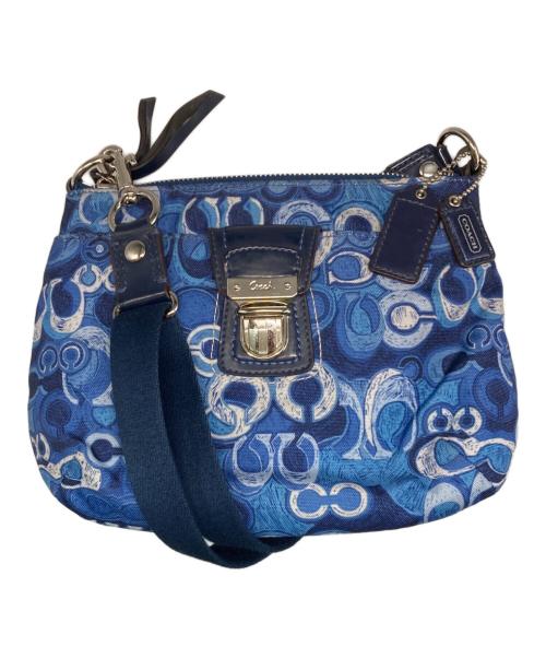 COACH（コーチ）COACH (コーチ) ショルダーバッグ ブルーの古着・服飾アイテム