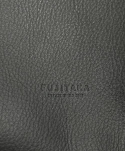 FUJITAKA（フジタカ）FUJITAKA (フジタカ) トレッソ レザーショルダーバッグ B5 ブラックの古着・服飾アイテム