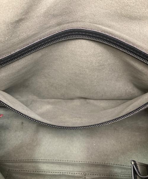 FUJITAKA（フジタカ）FUJITAKA (フジタカ) トレッソ レザーショルダーバッグ B5 ブラックの古着・服飾アイテム