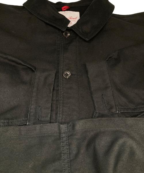 Le Sans Pareil（ル サン パレイユ）Le Sans Pareil (ル サン パレイユ) Cotton Twill Traditional Coverall/コットンツイルカバーオール ブラック サイズ:42の古着・服飾アイテム