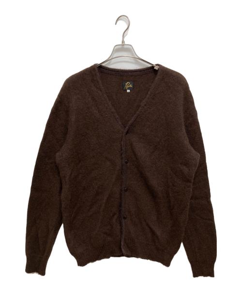 Needles（ニードルズ）Needles (ニードルズ) Mohair Cardigan/モヘアニットカーディガン ブラウン サイズ:Lの古着・服飾アイテム