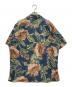 POLO RALPH LAUREN (ポロ・ラルフローレン) VINTAGE CAMP/総柄アロハシャツ ネイビー サイズ:L：15000円