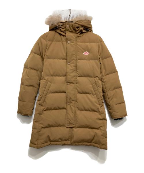 DANTON（ダントン）DANTON (ダントン) タッサーラクーンファーダウンコート ブラウン サイズ:36の古着・服飾アイテム