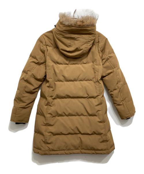 DANTON（ダントン）DANTON (ダントン) タッサーラクーンファーダウンコート ブラウン サイズ:36の古着・服飾アイテム