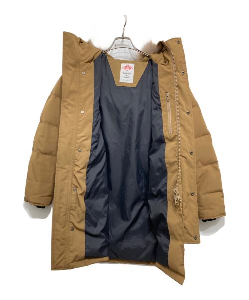DANTON（ダントン）DANTON (ダントン) タッサーラクーンファーダウンコート ブラウン サイズ:36の古着・服飾アイテム