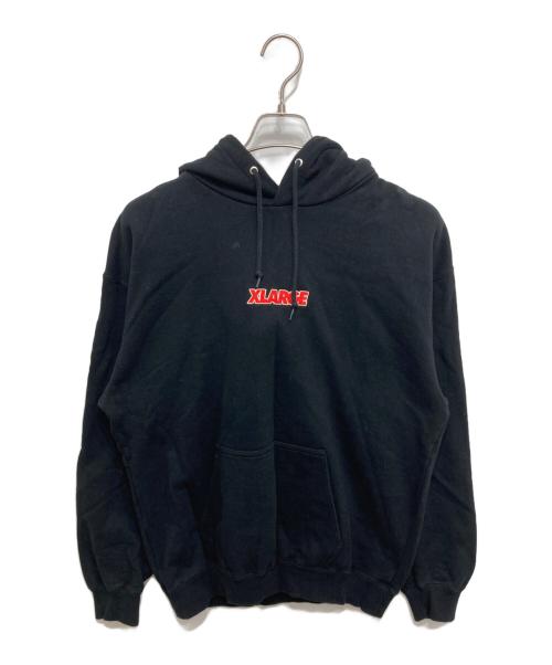 X-LARGE（エクストララージ）X-LARGE (エクストララージ) プルオーバーパーカー ブラック サイズ:Sの古着・服飾アイテム
