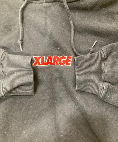 X-LARGE（エクストララージ）X-LARGE (エクストララージ) プルオーバーパーカー ブラック サイズ:Sの古着・服飾アイテム