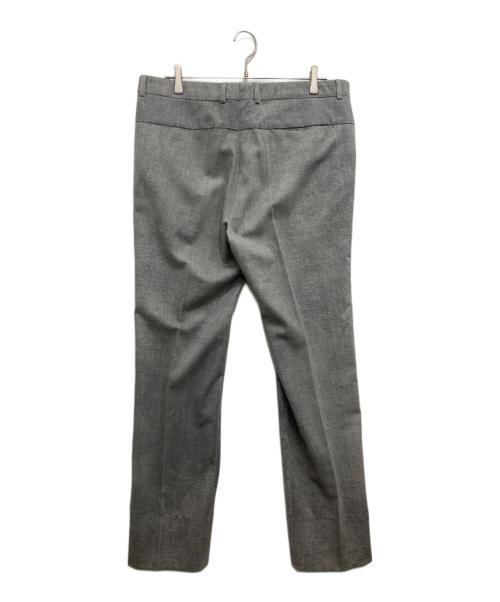 Maison Margiela（メゾンマルジェラ）Maison Margiela (メゾンマルジェラ) ウールタックパンツ グレー サイズ:SIZE52の古着・服飾アイテム
