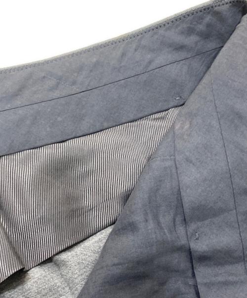 Maison Margiela（メゾンマルジェラ）Maison Margiela (メゾンマルジェラ) ウールタックパンツ グレー サイズ:SIZE52の古着・服飾アイテム