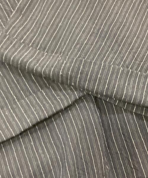 ISSEY MIYAKE MEN（イッセイミヤケメン）ISSEY MIYAKE MEN (イッセイミヤケメン) ウール混ストライプパンツ ネイビー サイズ:SIZE4の古着・服飾アイテム