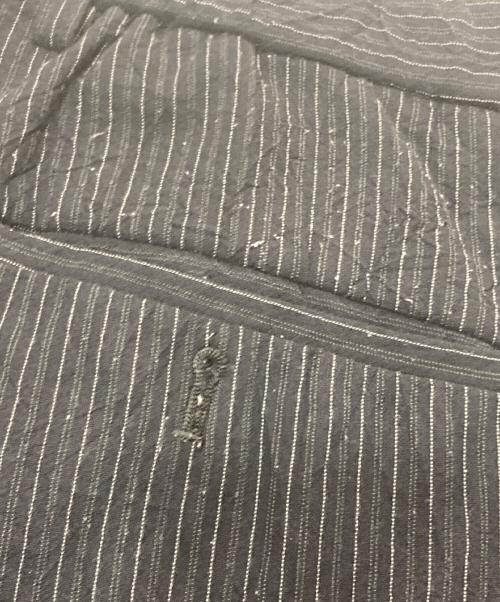ISSEY MIYAKE MEN（イッセイミヤケメン）ISSEY MIYAKE MEN (イッセイミヤケメン) ウール混ストライプパンツ ネイビー サイズ:SIZE4の古着・服飾アイテム