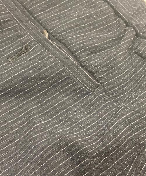 ISSEY MIYAKE MEN（イッセイミヤケメン）ISSEY MIYAKE MEN (イッセイミヤケメン) ウール混ストライプパンツ ネイビー サイズ:SIZE4の古着・服飾アイテム
