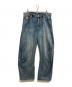 VERSACE（ヴェルサーチ）の古着「Made in Japan Baggy Twisted Denim Jeans/ユーズド加工デニムパンツ」｜インディゴ