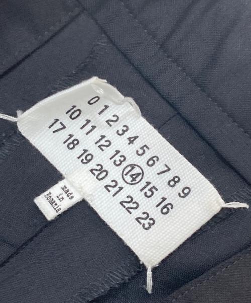 Maison Margiela（メゾンマルジェラ）Maison Margiela (メゾンマルジェラ) ウール混イージーパンツ ブラック サイズ:SIZE52の古着・服飾アイテム