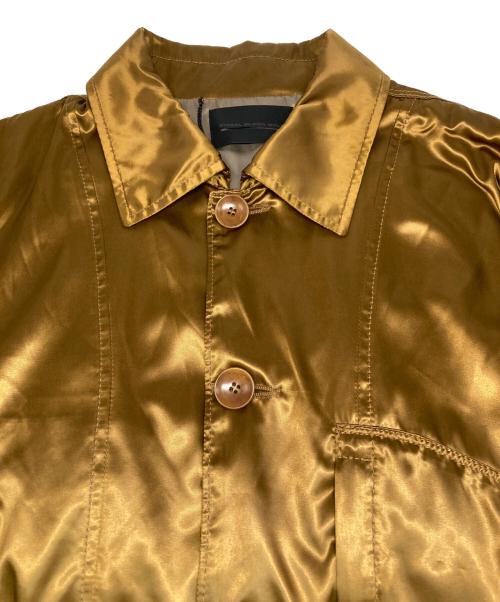 DIESEL Black Gold（ディーゼル ブラック ゴールド）DIESEL BLACK GOLD (ディーゼル ブラック ゴールド) サテンジャケット ブラウン サイズ:48の古着・服飾アイテム