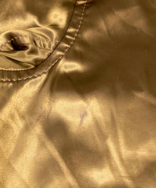 DIESEL Black Gold（ディーゼル ブラック ゴールド）DIESEL BLACK GOLD (ディーゼル ブラック ゴールド) サテンジャケット ブラウン サイズ:48の古着・服飾アイテム