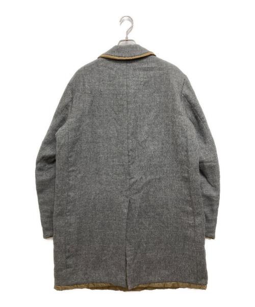 KOLOR（カラー）KOLOR (カラー) 00’ｓリバーシブルジャケット/アルパカライトシャギーコート グリーン×グレー サイズ:SIZE3の古着・服飾アイテム