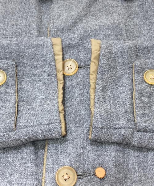 KOLOR（カラー）KOLOR (カラー) 00’ｓリバーシブルジャケット/アルパカライトシャギーコート グリーン×グレー サイズ:SIZE3の古着・服飾アイテム