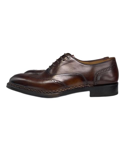 Salvatore Ferragamo（サルヴァトーレ フェラガモ）Salvatore Ferragamo (サルヴァトーレ フェラガモ) ウィングチップシューズ ブラウン サイズ:不明の古着・服飾アイテム