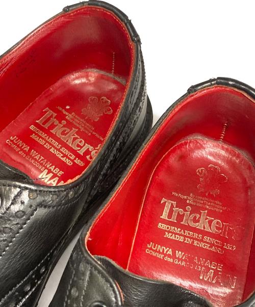 Tricker's（トリッカーズ）Tricker's (トリッカーズ) COMME des GARCONS JUNYA WATANABE MAN (コムデギャルソンジュンヤワタナベマン) コラボレザーシューズ ブラック サイズ:10Tの古着・服飾アイテム