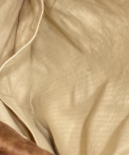 genten（ゲンテン）genten (ゲンテン) タッセルロゴ巾着バッグ ブラウンの古着・服飾アイテム