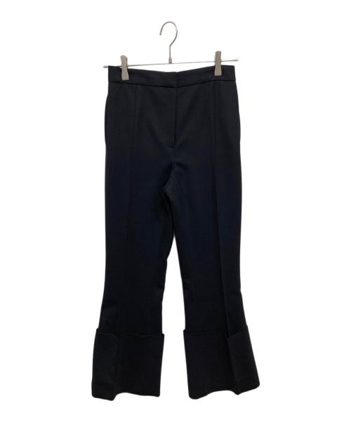 ROKH（ロク）rokh (ロク) ウール混ロールアップパンツ ブラック サイズ:42の古着・服飾アイテム