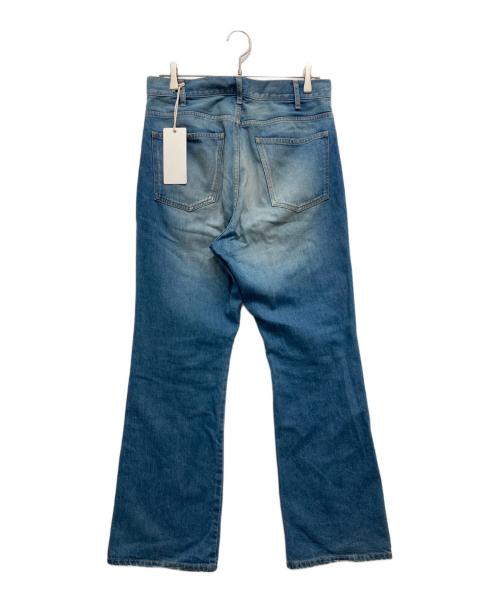 MAATEE&SONS（マーティーアンドサンズ）MAATEE&SONS (マーティーアンドサンズ) DENIM FLAIR/ユーズド加工フレアデニムパンツ インディゴ サイズ:SIZE1の古着・服飾アイテム