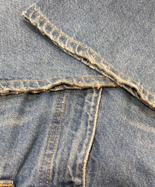 MAATEE&SONS（マーティーアンドサンズ）MAATEE&SONS (マーティーアンドサンズ) DENIM FLAIR/ユーズド加工フレアデニムパンツ インディゴ サイズ:SIZE1の古着・服飾アイテム