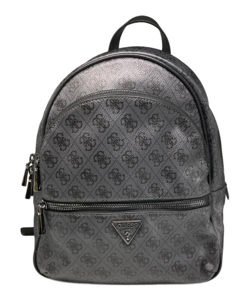 GUESS（ゲス）GUESS (ゲス) MANHATTAN Large Backpack ブラックの古着・服飾アイテム