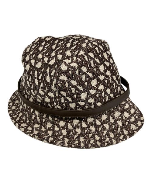 MaxMara（マックスマーラ）MaxMara (マックスマーラ) バケットハット ブラウン サイズ:57cmの古着・服飾アイテム