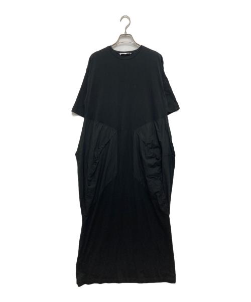 ENFOLD（エンフォルド）ENFOLD (エンフォルド) SQUARE DRAPE DRESS ブラック サイズ:SIZE38の古着・服飾アイテム