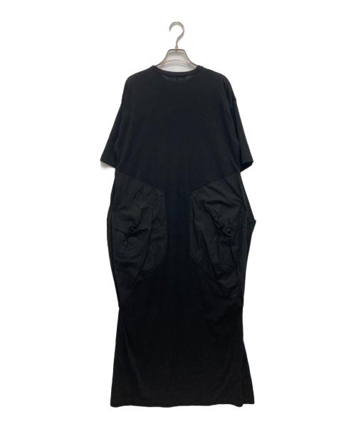 ENFOLD（エンフォルド）ENFOLD (エンフォルド) SQUARE DRAPE DRESS ブラック サイズ:SIZE38の古着・服飾アイテム