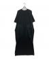 ENFOLD（エンフォルド）の古着「SQUARE DRAPE DRESS」｜ブラック
