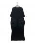 ENFOLD (エンフォルド) SQUARE DRAPE DRESS ブラック サイズ:SIZE38：10000円