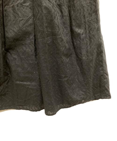 ne quittez pas（ヌキテパ）ne quittez pas (ヌキテパ) Cotton Jacquard Lace Yoke Dress/コットンジャカード レースヨークワンピース ブラック サイズ:Mの古着・服飾アイテム