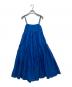 MYLAN（マイラン）の古着「Back Ribbon Tiered Maxi Dress/バックリボン ティアード マキシドレス」｜ブルー